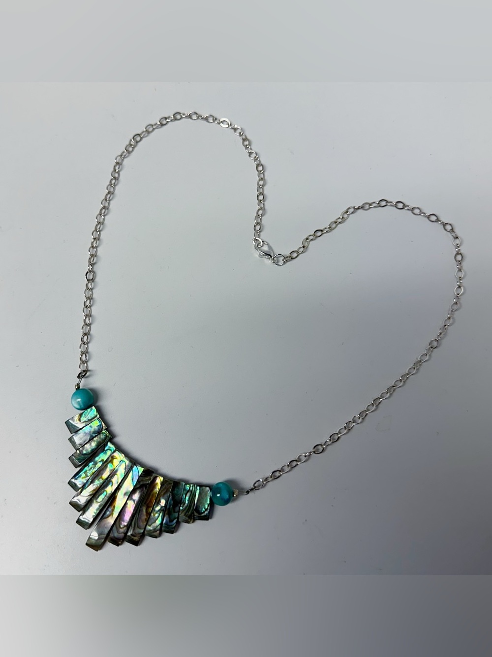 Abalone Necklace Approx 21โ Length